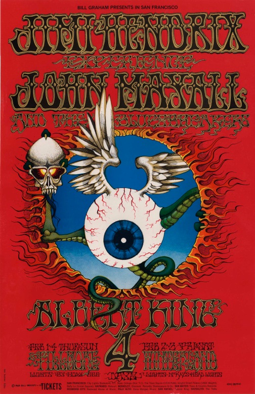 Plakát Jimi Hendrix & John Mayall
