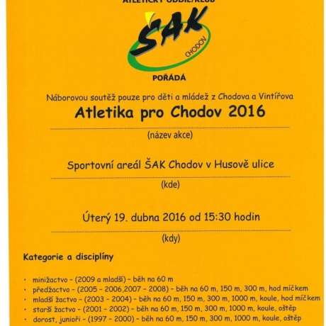 Atletika pro Chodov