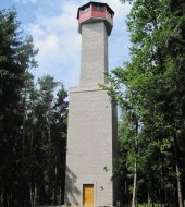 Vstup na rozhlednu – panorama Šumavy