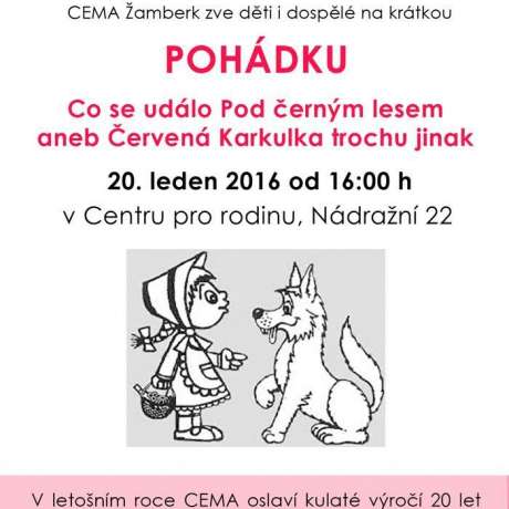 Co se událo Pod Černým lesem aneb Červená Karkulka trochu jinak