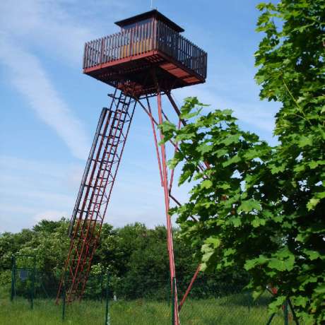 Vstup na rozhlednu – výhled s poutavým vyprávěním