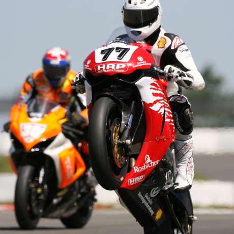 Výstava motocyklů a kaskadérská show v Brně