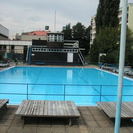 Koupání v centru Benešova