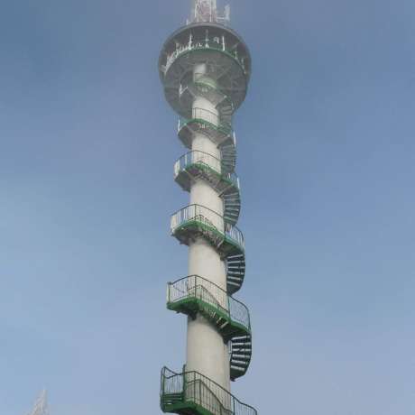 Vstup na rozhlednu – Rozhled nad Moravským krasem