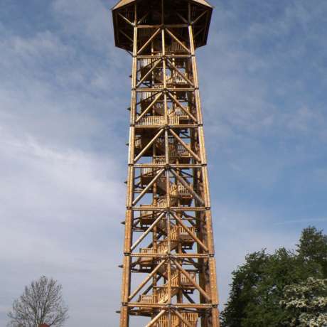 Vstup na rozhlednu – Malebné Bohdanečsko z výšky