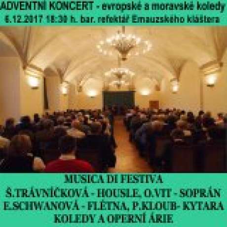 ADVENTNÍ KONCERT - EVROPSKÉ A MORAVSKÉ KOLEDY