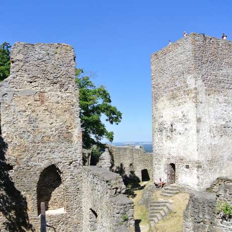Zřícenina hradu Choustník - prohlídka