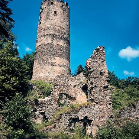 Zřícenina hradu Šelmberk - Běleč - Prohlídka