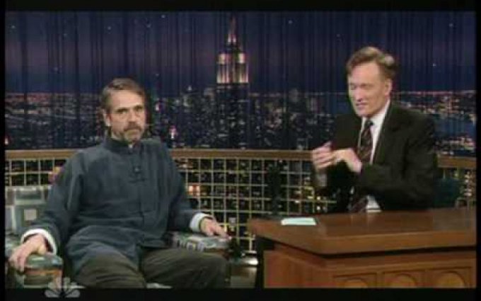 Jeremy Irons shares some child rearing advice
