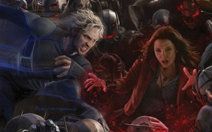 Avengers 2: Aaron Taylor Johnson & Elizabeth Olsen Talk Quicksilver & Scarlet Witch