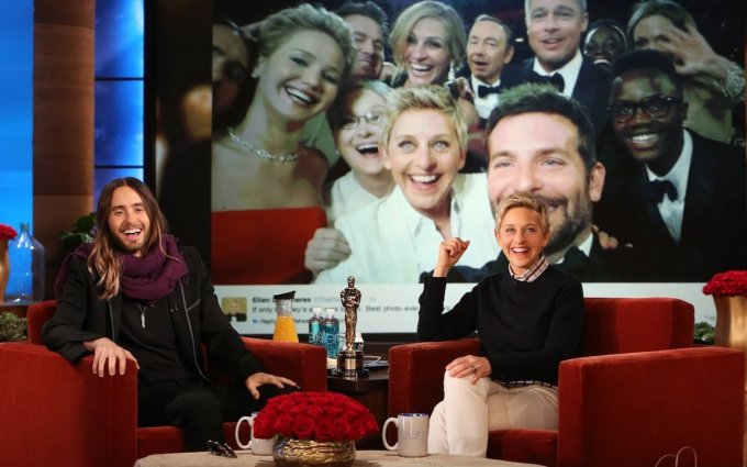 Jared Leto on Pizza and the Oscar Selfie