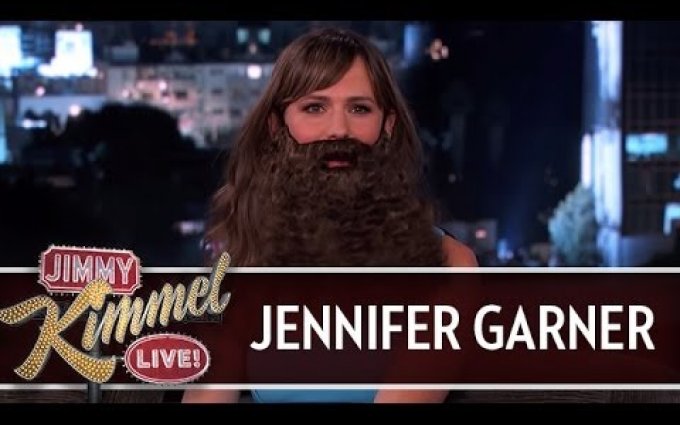 Jennifer Garner on Jimmy Kimmel Live PART 1