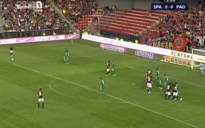 sparta prague - panathinaikos 3-1 2009-10 champions league qualifications