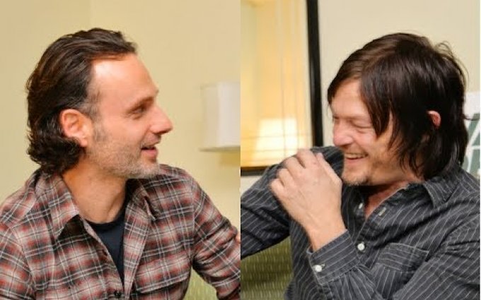 Norman Reedus prank on Andrew Lincoln is HILARIOUS!! The Walking Dead