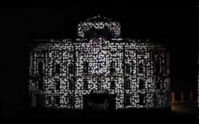 Signal Festival: Videomapping Oživlá silueta, Telenoika, Arcibiskupský palác