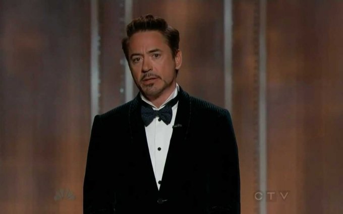 Robert Downey Jr. at the 70th Annual Golden Globes 2013