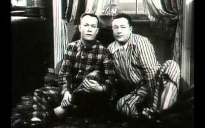 Jiří Voskovec a Jan Werich - z filmu Hej rup ! ( 1934 )