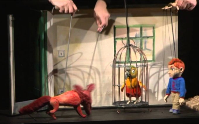 Naivní divadlo - Budulínek (ukázka z představení)