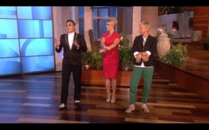 Surprise! Britney Learns 'Gangnam Style' from Psy!