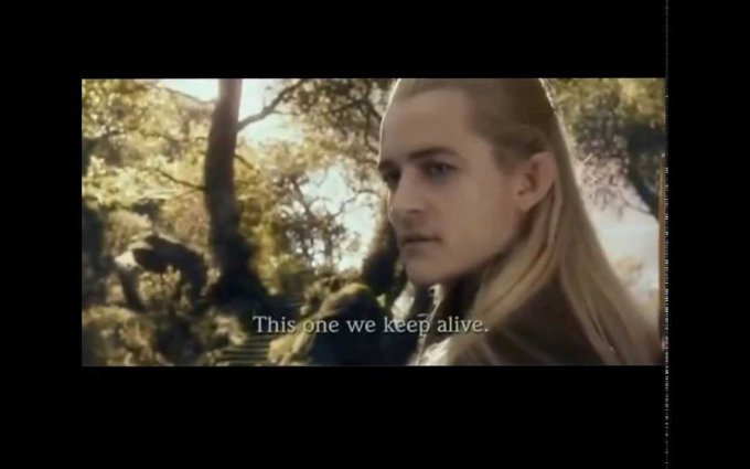 THE HOBBIT 2 - BARRELS SCENE - LEGOLAS / TAURIEL SCENE