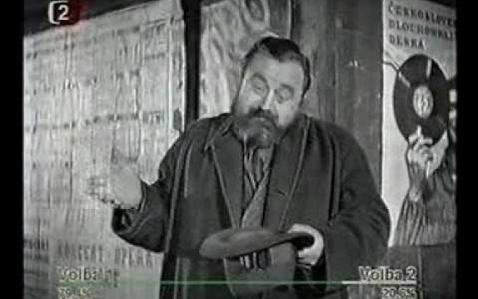 Jan Werich vypráví příhodu o rumu a dvou bezdomovcích.avi