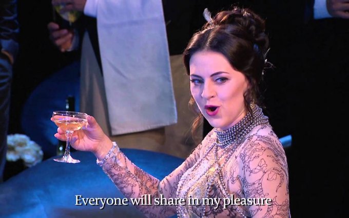 La traviata, Brindisi (the drinking song) Glyndebourne Festival 2014