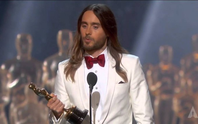 Jared Leto winning Best Supporting Actor