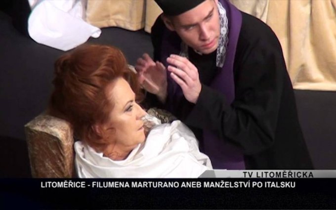 LITOMĚŘICE: Předpremiéra Filumena Marturano aneb Manželství po italsku (TV Litoměřicka)