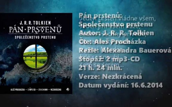 Audiokniha Pán prstenů: Společenstvo prstenu