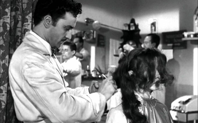 Audrey Hepburn Gets Haircut in Roman Holiday