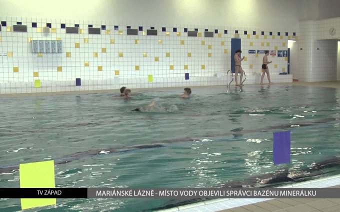 Mariánské Lázně: Místo vody objevili správci bazénu minerálku (TV Západ)