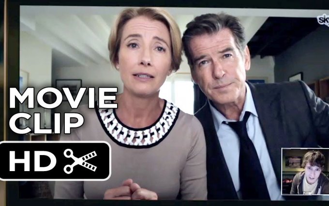 The Love Punch Movie CLIP - Skype (2014) - Pierce Brosnan, Emma Thompson Comedy HD