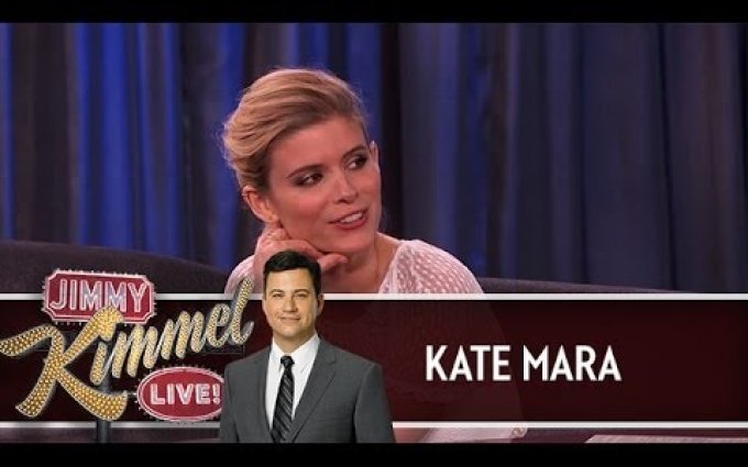 Kate Mara on Jimmy Kimmel Live PART 1