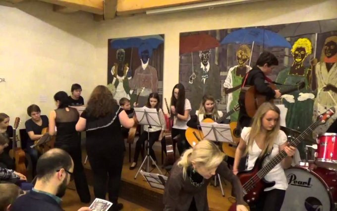 Vánoční koncert ZUŠ ve sladovně 18.12.2014