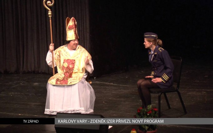 Karlovy Vary: Zdeněk Izer přivezl nový program (TV Západ)