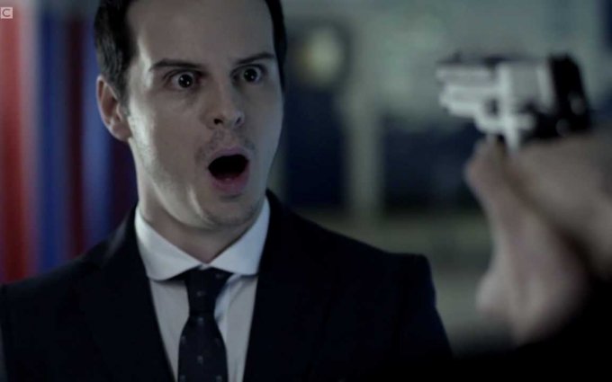 Confronting Moriarty - Sherlock - BBC