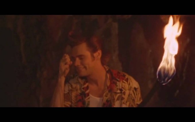 Ace Ventura prozkoumává jeskyni - původní CZ dabing [Bohda Tůma]