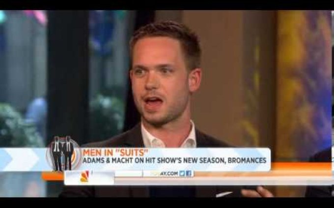 Gabriel Macht and Patrick J. Adams on The Today Show 7/16/13