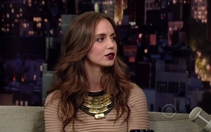 Eliza Dushku The Late Show with David Letterman Oct 6, 2009