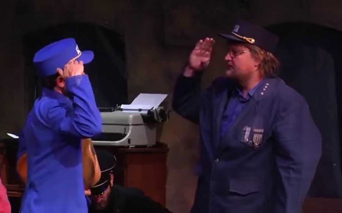 Divadlo ALFA, Plzeň - B.Hrabal-T.Jarkovský-J.Vašíček: OSTŘE SLEDOVANÉ VLAKY