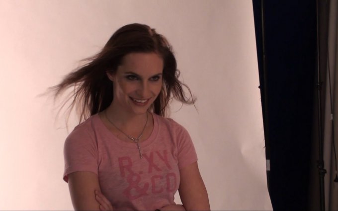 Hana Vagnerová ve fotoateliéru